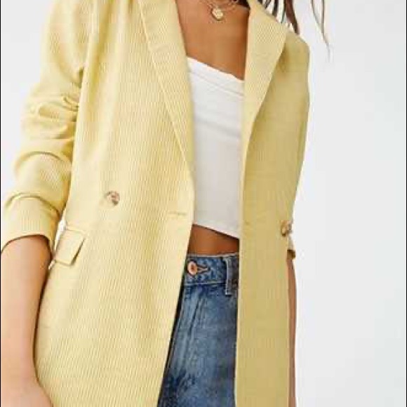 Striped Double Breasted Blazer - Picture 7 of 7